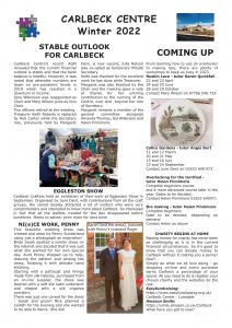 Newsletter Winter 2022 Page1